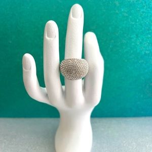 Swarovski Pave Set Crystal Dome Ring